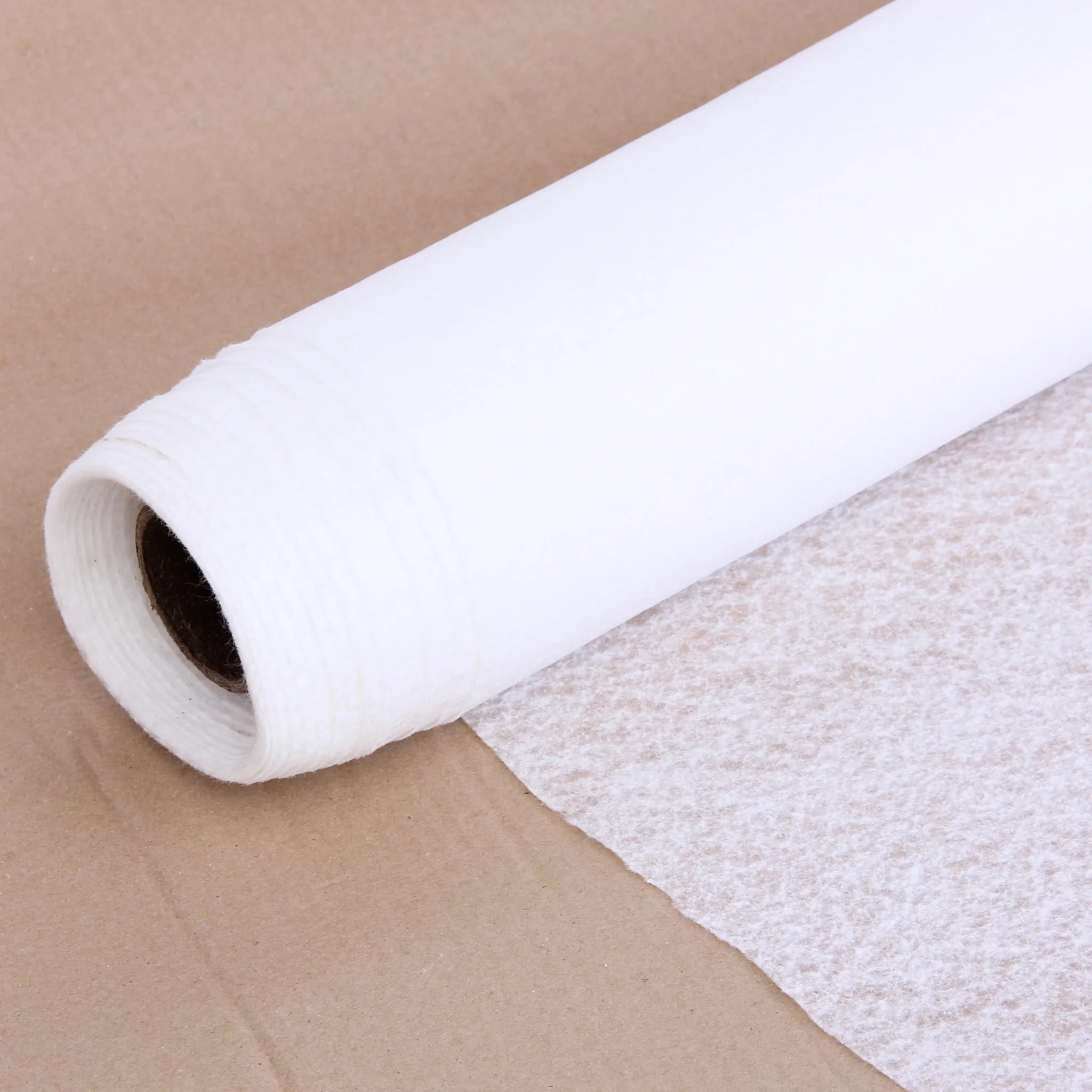 Drainage geotextile roll cut to required length