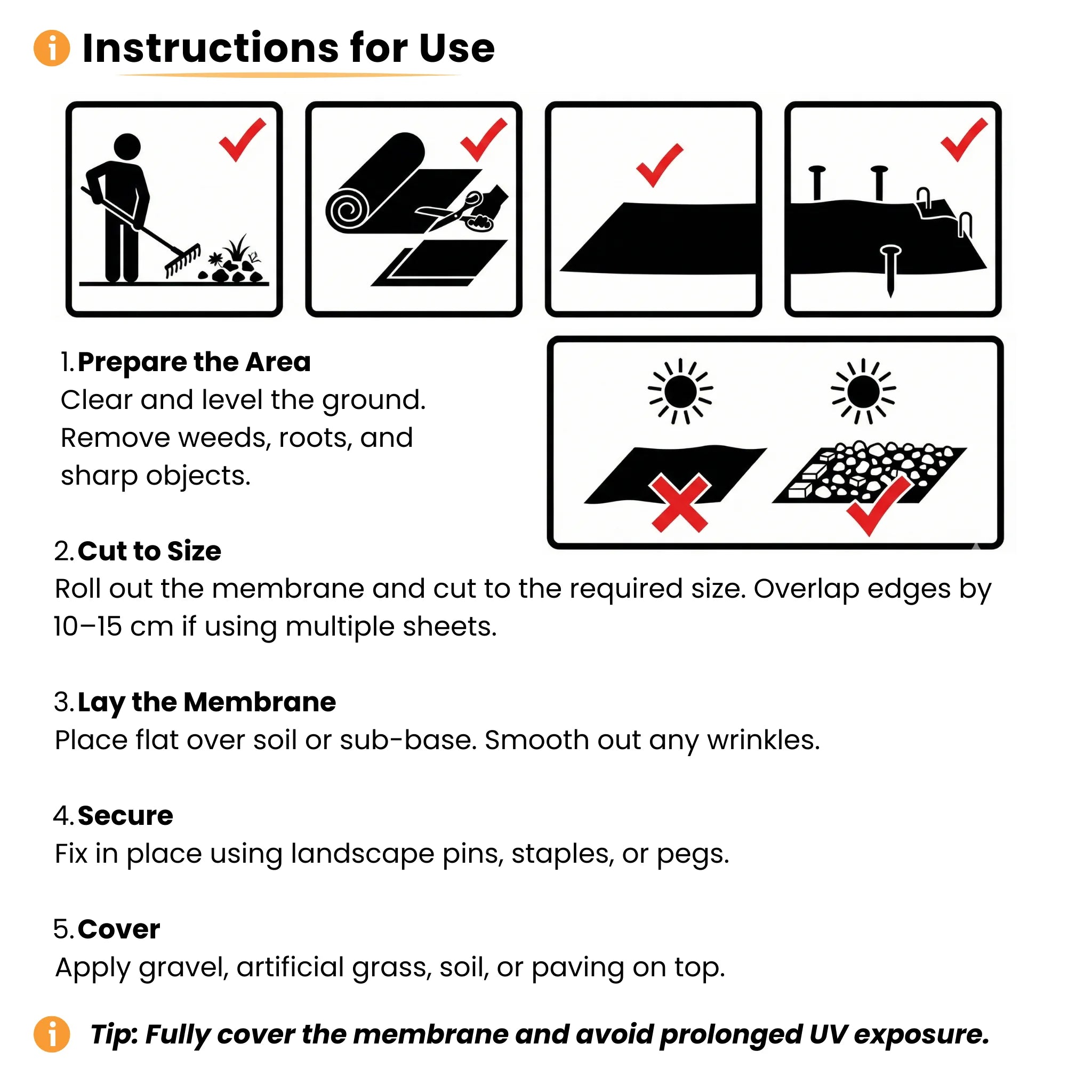 geotextile drainage fabric installation steps and usage guide